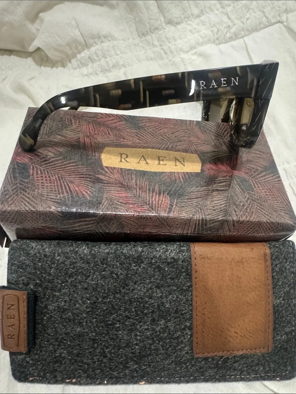 RAEN Tortoise Shell Sunglasses with Brown Polarized Lenses